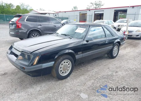 1986 Ford Mustang Lx/Gt из США, поврежденный, VIN 1FABP28M9GF320342